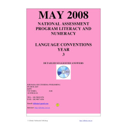 Year 3 May 2008 Language - Answers